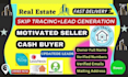offer cash buyers and motivated sellers leads with skip tracing