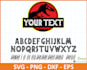 make custom personalized jurassic park theme sign logo svg,png,dxf,eps,cricut