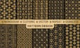 design seamless luxury monogram repeat vector custom clothing pattern design