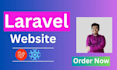 create dynamic website using laravel