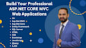 build asp net mvc, asp net core professional web application