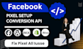 facebook pixel and google analytics 4,conversion API setup expert