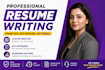 write professional ats resume, cover letter, linkedin in 24 hrs