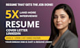 write professional ats resume, cover letter, linkedin in 24 hrs