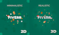 provide professional 2d and 3d christmas logo decoration