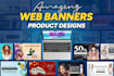 design professional web banners and ads