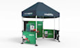 design tent, table cover, flag and canopy tent