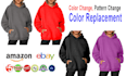 do pattern change, replacement, color change in photoshop