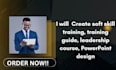 create soft skill training, training guide, leadership course, powerpoint design