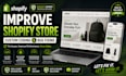 enhance the design, fix errors, and modify the shopify store