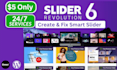 create and fix smart slider website slider layer slider slider revolution in 24h