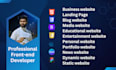 creative front end developer, HTML, CSS, bootstrap,js,jquery