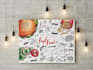 make doodle, vinyl mural, decal, typography backdrop wallart