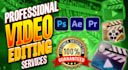 do professional youtube video editing for your channel
