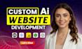 build ai website, business website development as a full stack web developer