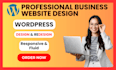 design a modern wordpress website for your business