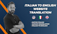 translate your italian website into english