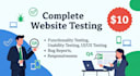 do website testing for usability UI UX and functionality
