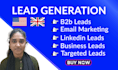 offer b2b lead generation and build prospect email list