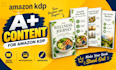 design high converting amazon KDP a plus content and book banners