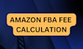 amazon fba fee calculation