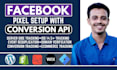 setup and fix facebook pixel conversion API,ga4, google analytics 4 and fb pixel