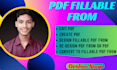 create pdf fillable from, convert pdf from
