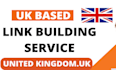 build 30 high quality uk backlinks from uk site
