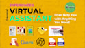 be an experienced, virtual assistant for writing, proofreading, canva designs