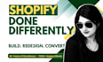 do shopify website design, shopify redesign, dropshipping store, shopify website