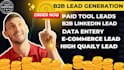 do targeted b2b lead generation, linkedin business database, email list building