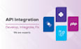 do api integration, fixes and develop complex apis