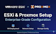 install, deploy, and configure vmware esxi or proxmox ve for your server