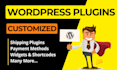 do plugin development for wordpress and woocommerce