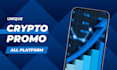 create a crypto token video, cryptocurrency video and crypto promo