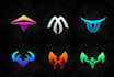 design simple minimalist logo for esport, twitch, youtube and gaming