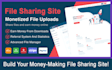 create profitable file sharing website