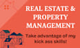 work as assistant for property management and construction tasks