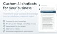 create a custom ai chatbot powered by your data