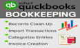 perform quickbooks bookkeeping for your business