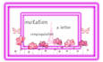 design beautiful and aesthetic message and invitation cards