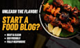 create a responsive recipe food blog