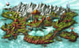 draw 2d fantasy art map illustration dnd art or level design