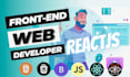 do front end web development in react js next js gatsbyjs