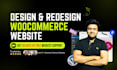 design a wordpress woocommerce webshop or online store