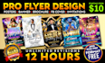 do nightclub birthday party concert dj bar hip hop event podcast flyer poster