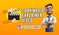 produce a professional 2d animated explainer video