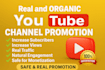 do organic youtube channel promotion for monetization