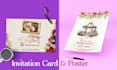 do create christmas card, posters, invitation flyer, and postcard design