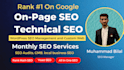 do on page optimization and technical SEO specialist